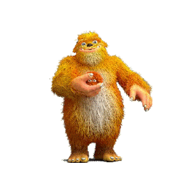 Gif animé Bigfoot calin