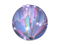 Gif animé billes multicolors