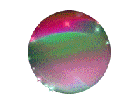 Gif animé billes multicolors
