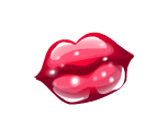bisou bouche rouge