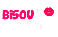 bisou bouche rose