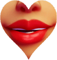 bisou coeur