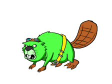 Gif animé castor