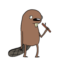 image animée de castor