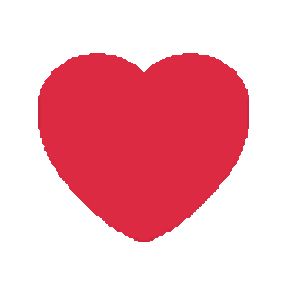 Gif animé coeur blanc