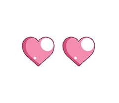 Gif animé doubles coeurs roses 
