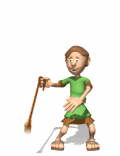 Gif animé de fronde david