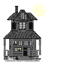 Gif Halloween maison hantée