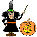 Gif Halloween sorcière