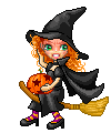 Gif Halloween sorcière