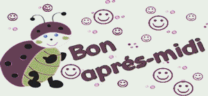 Cartes Bonne après-midi