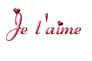 Gif animé je t'aime amoureux