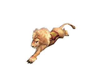 Gif animé lion court