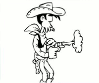 Gif animé Lucky Luke