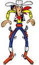Gif animé Lucky Luke les dalton