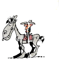 Gif animé Lucky Luke tire