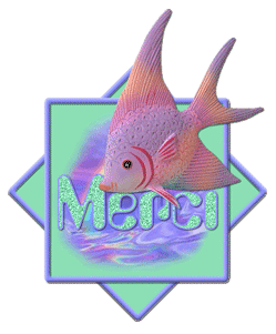 Gif animé merci poisson