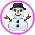Gifs animés Bonhommes de neige
