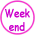 Gifs animés Bon Week-end