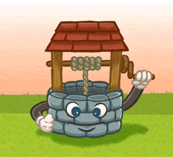 Gif animé puit coeur