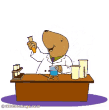Gif animé taupe savante